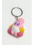 Ds-Derin Civciv Silikon Anahtarlık-Pembe 2