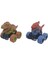 Sürtmeli Dinazor Arabalar 2'li - 12 cm - Stegosaurus & Parasaurolophus 1