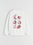 Yeni Sezon Bisiklet Yaka Hello Kitty Baskılı Kız Çocuk Sweatshirt 2