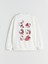 Yeni Sezon Bisiklet Yaka Hello Kitty Baskılı Kız Çocuk Sweatshirt 5