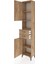 Arges Dolap 4 Raflı 2 Çekmeceli 2 Kapaklı 44X30X221 Çam-Çam 4