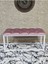 Beyaz Boyalı Diktörtgen 100 cm x 40 cm Oturak Puf - Bench - Makyaj Oturağı - Oturak Pembe Renk 100 x 40 Boyut/ebat 2