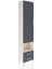 Arges Dolap 3 Raflı 2 Çekmeceli Tek Askılı 44X30X221 Aytaşı-Antrasit 2