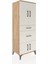 Hyperion Dolap 3 Raflı 2 Çekmeceli 4 Kapaklı 60X44X163 Çam-Aytaşı 2