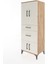 Hyperion Dolap 3 Raflı 2 Çekmeceli 4 Kapaklı 60X44X163 Çam-Aytaşı 3