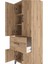 Hyperion Dolap 3 Raflı Tek Çekmeceli 4 Kapaklı 60X44X163 Çam-Çam 5