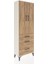Arges Dolap 4 Raflı 3 Çekmeceli 2 Kapaklı 60X30X182 Aytaşı-Çam 2