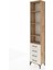 Arges Dolap 4 Raflı 4 Çekmeceli 44X30X221 Çam-Aytaşı 3