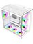 Dragon 7x 120 mm Argb Kumandalı Atx Akvaryum Beyaz Gaming Bilgisayar Kasası (Powersız) 2