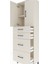 Arges Dolap 2 Raflı 4 Çekmeceli 2 Kapaklı 60X30X182 Aytaşı-Aytaşı 5