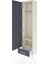 Arges Dolap 2 Raflı Tek Çekmeceli Tek Askılı 44X30X182 Aytaşı-Antrasit 4