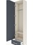 Arges Dolap 2 Raflı Tek Çekmeceli Tek Askılı 44X30X182 Aytaşı-Antrasit 5