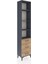 Arges Dolap 4 Raflı 3 Çekmeceli 44X30X221 Antrasit-Çam 2