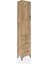 Arges Dolap 2 Raflı 3 Çekmeceli Tek Askılı 44X30X221 Çam-Çam 2