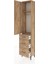 Arges Dolap 2 Raflı 3 Çekmeceli Tek Askılı 44X30X221 Çam-Çam 4