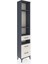 Arges Dolap 4 Raflı 3 Çekmeceli 44X30X221 Antrasit-Aytaşı 2
