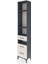 Arges Dolap 4 Raflı 3 Çekmeceli 44X30X221 Antrasit-Aytaşı 3