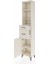 Arges Dolap 4 Raflı 2 Çekmeceli Tek Kapaklı 44X30X221 Aytaşı-Aytaşı 4