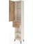 Arges Dolap 4 Raflı Tek Çekmeceli Tek Kapaklı 44X30X221 Aytaşı-Çam 4