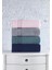 Cotton Box Plump 50X90 4'lü Havlu Seti Gri Lacivert Pembe Mavi 2