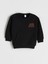 Yeni Sezon Bisiklet Yaka Baskılı Erkek Çocuk Sweatshirt 1