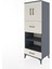 Hyperion Dolap 4 Raflı 2 Çekmeceli 2 Kapaklı 60X44X163 Antrasit-Aytaşı 3
