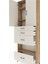 Arges Dolap 4 Raflı 4 Çekmeceli 2 Kapaklı 88X30X243 Çam-Aytaşı 5