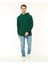 Kapüşonlu Yeşil Erkek Sweatshirt 3