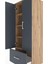 Hyperion Dolap 4 Raflı Tek Çekmeceli 2 Kapaklı 60X44X163 Çam-Antrasit 5