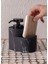 Marble Siyah Seramik Süngerli Sıvı Sabunluk 400 ml 3