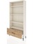 Arges Dolap 4 Raflı Tek Çekmeceli 88X30X182 Aytaşı-Çam 4