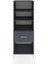 Hyperion Dolap 3 Raflı Tek Çekmeceli 60X44X163 Antrasit-Antrasit 1