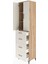 Hyperion Dolap 3 Raflı 4 Çekmeceli 2 Kapaklı 60X44X243 Çam-Aytaşı 4