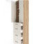Hyperion Dolap 3 Raflı 4 Çekmeceli 2 Kapaklı 60X44X243 Çam-Aytaşı 5