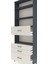Arges Dolap 4 Raflı 4 Çekmeceli 88X30X243 Antrasit-Aytaşı 5