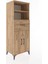 Hyperion Dolap 3 Raflı Tek Çekmeceli 2 Kapaklı 60X44X163 Çam-Çam 2