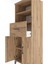 Hyperion Dolap 3 Raflı Tek Çekmeceli 2 Kapaklı 60X44X163 Çam-Çam 5