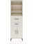 Hyperion Dolap 4 Raflı 2 Çekmeceli 2 Kapaklı 60X44X195 Aytaşı-Aytaşı 1