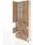 Arges Dolap 5 Raflı 2 Çekmeceli 4 Kapaklı 88X30X243 Aytaşı-Çam 4