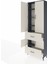 Arges Dolap 5 Raflı 2 Çekmeceli 4 Kapaklı 88X30X243 Antrasit-Aytaşı 4