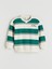 Yeni Sezon Bisiklet Yaka Çizgili Erkek Çocuk Sweatshirt 1