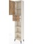 Arges Dolap 4 Raflı 2 Çekmeceli Tek Kapaklı 44X30X221 Aytaşı-Çam 4