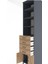 Hyperion Dolap 4 Raflı 4 Çekmeceli 2 Kapaklı 60X44X243 Antrasit-Çam 5