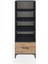 Hyperion Dolap 4 Raflı Tek Çekmeceli 60X44X163 Antrasit-Çam 1