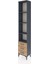Arges Dolap 4 Raflı 3 Çekmeceli 44X30X221 Antrasit-Çam 3