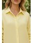 Kadın Sarı Classic Regular Fit Düğmeli Uzun Kollu Gömlek – Kadın Gömlek 3