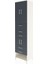 Hyperion Dolap 3 Raflı 5 Çekmeceli 4 Kapaklı 60X44X243 Aytaşı-Antrasit 3