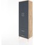Hyperion Dolap 4 Raflı 2 Çekmeceli 2 Kapaklı 60X44X195 Çam-Antrasit 3