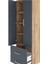 Hyperion Dolap 4 Raflı 2 Çekmeceli 2 Kapaklı 60X44X195 Çam-Antrasit 5