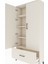 Arges Dolap 4 Raflı Tek Çekmeceli 2 Kapaklı 88X30X182 Aytaşı-Aytaşı 5